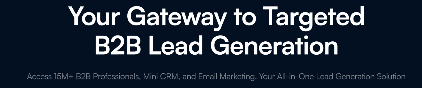 Leads Generation solution