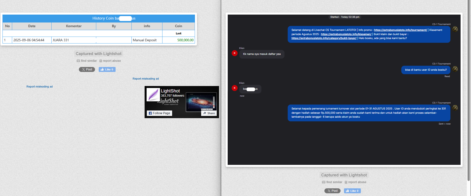 Lightshot screenshot