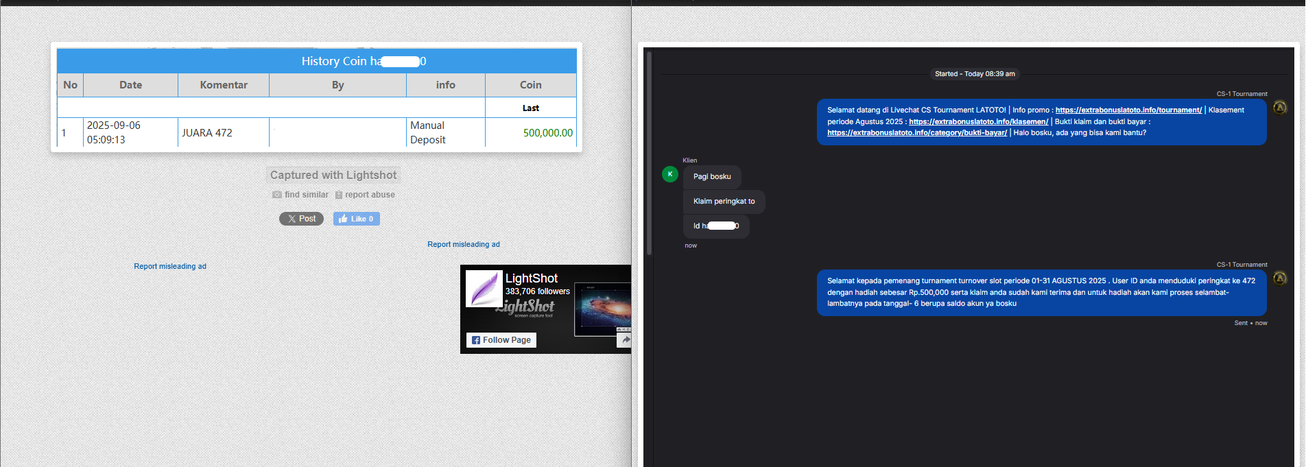 Lightshot screenshot