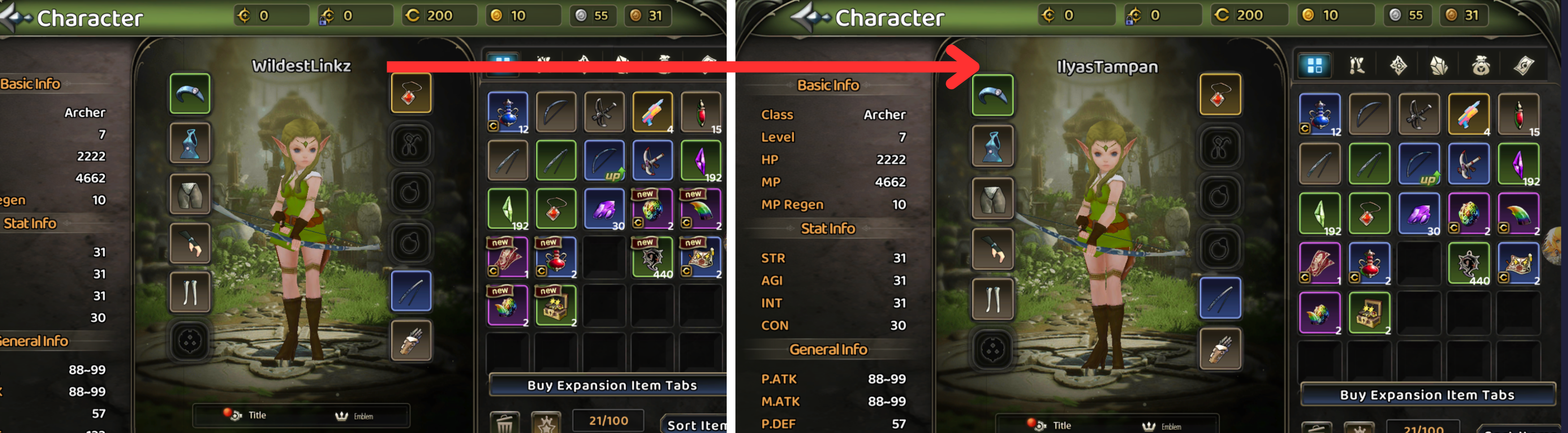 Change Nickname