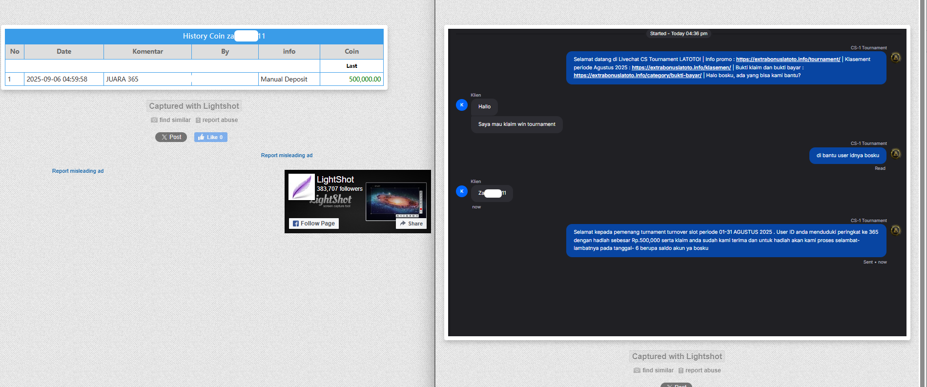 Lightshot screenshot