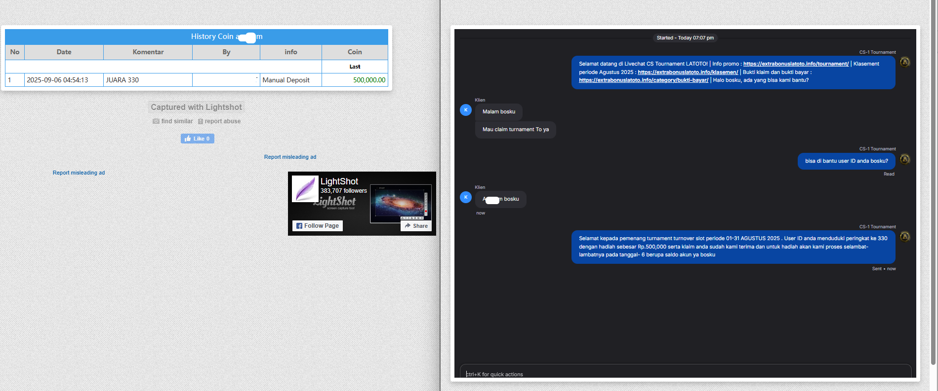 Lightshot screenshot