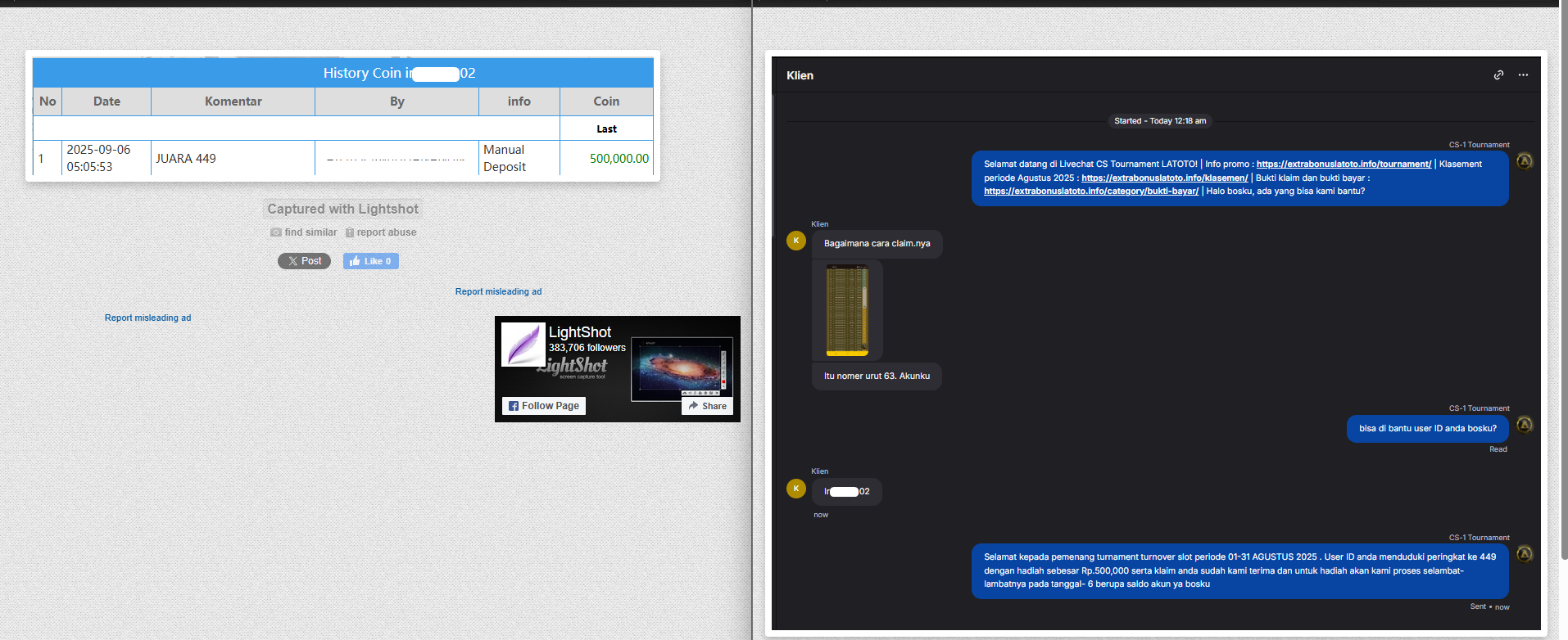 Lightshot screenshot