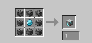 Turning diamond into diamond ore