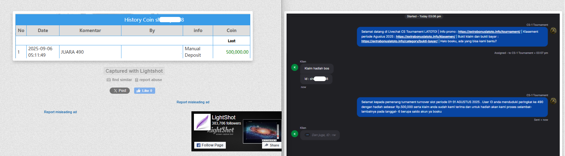 Lightshot screenshot