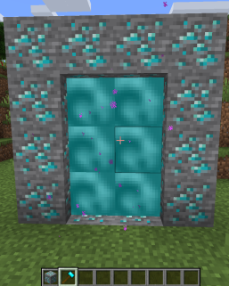 Here is a example with a diamond portal