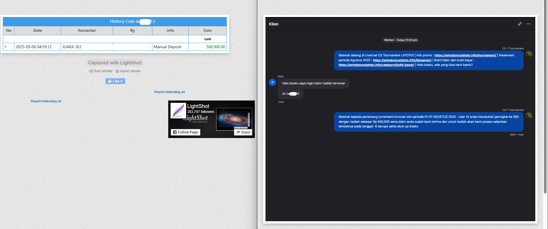 Lightshot screenshot