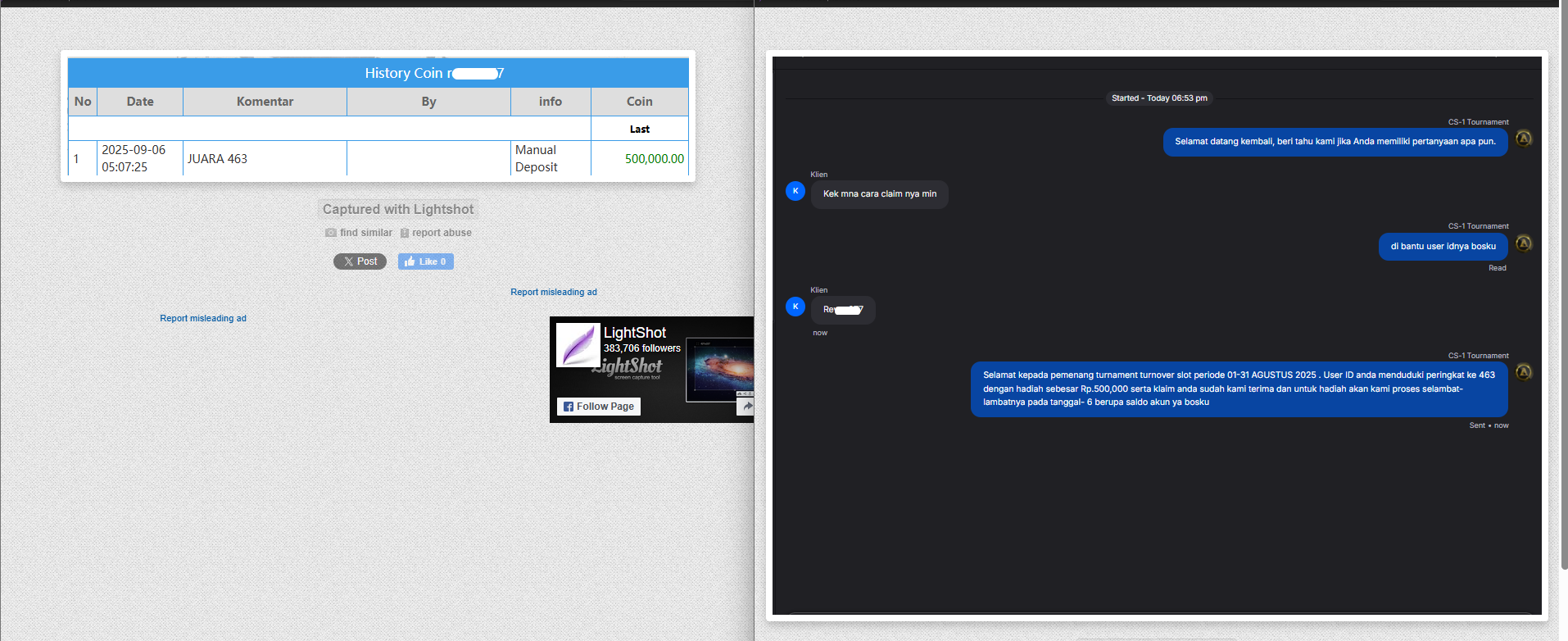 Lightshot screenshot