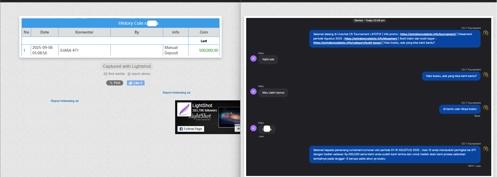 Lightshot screenshot