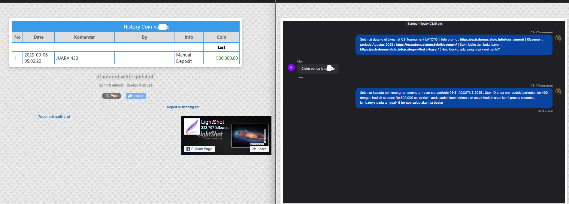Lightshot screenshot