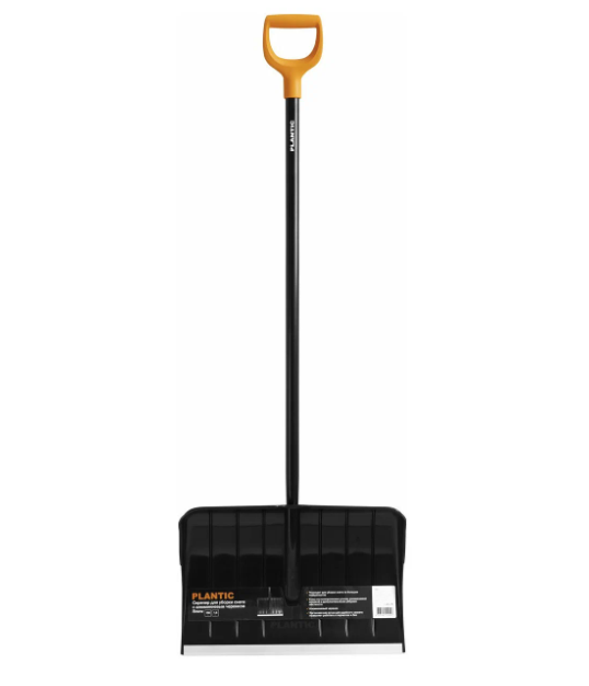 Лопата Plantic Snow с алюминиевым черенком 12006-01, размер ковша: 36.5x54.5 см, длина: 150 см
