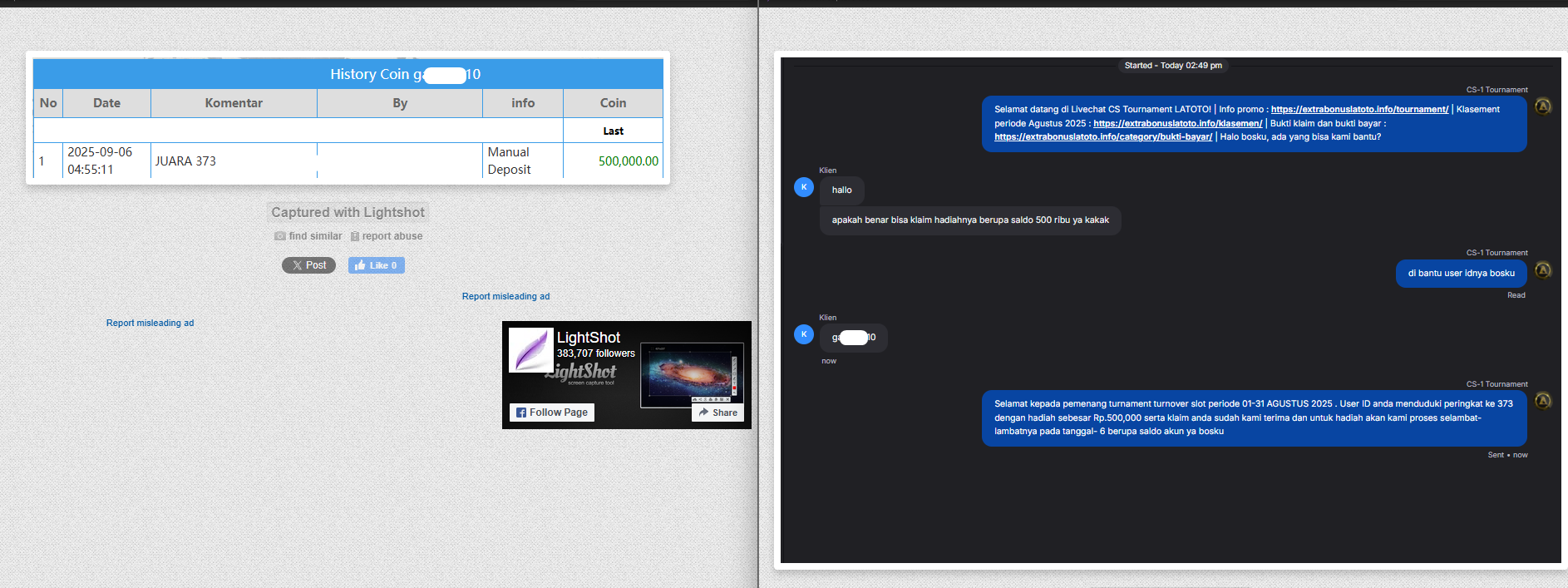 Lightshot screenshot