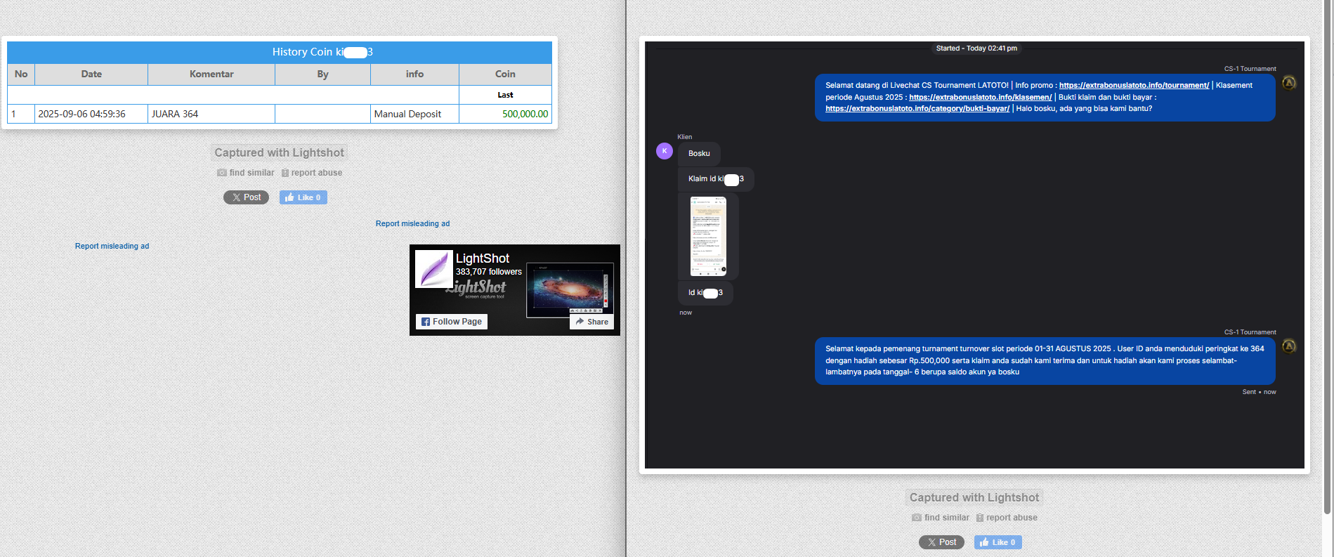 Lightshot screenshot