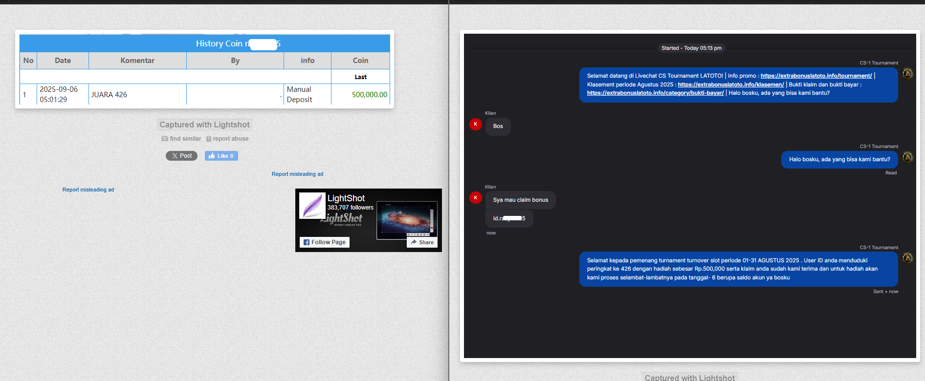 Lightshot screenshot