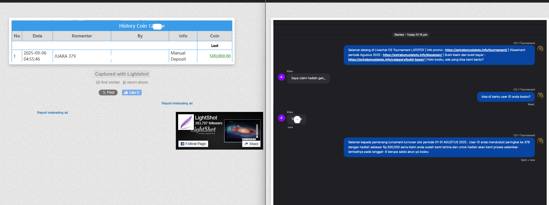 Lightshot screenshot