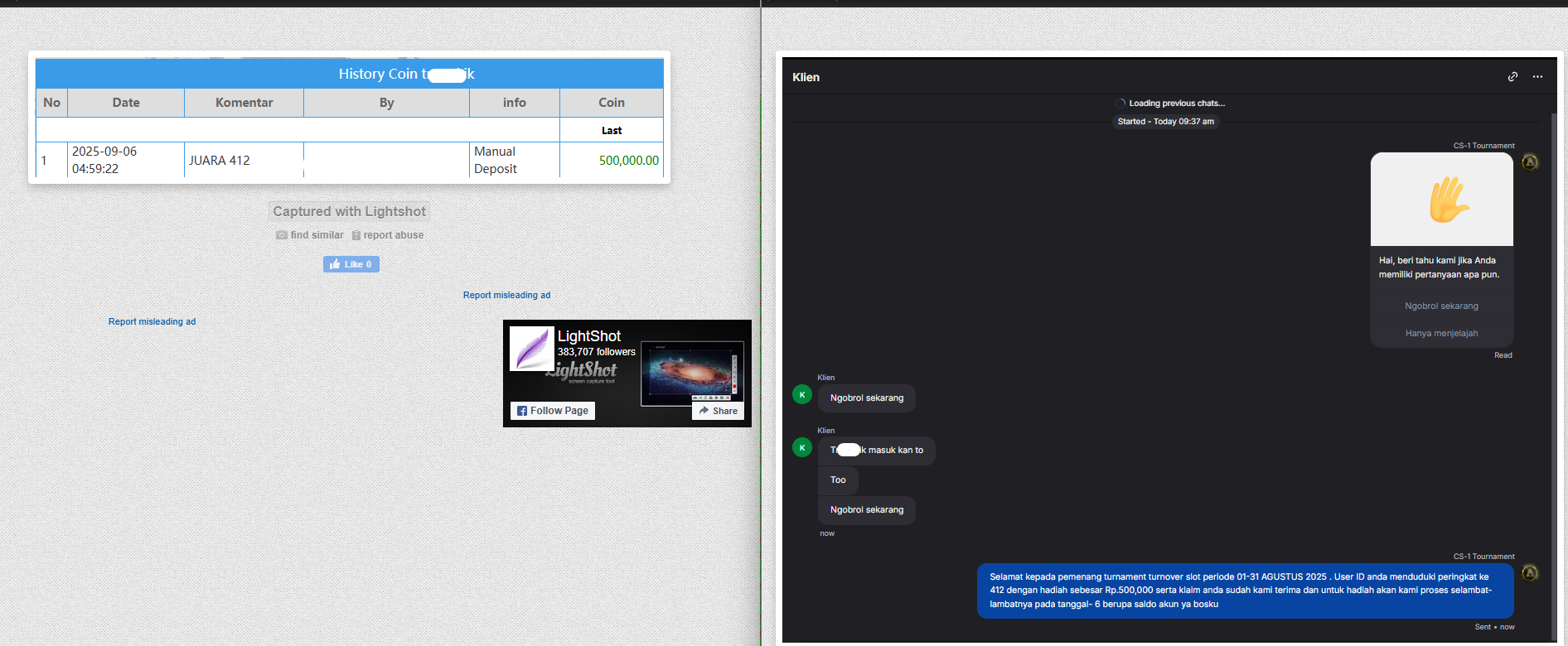Lightshot screenshot